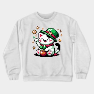 ST Patricks Cat Crewneck Sweatshirt